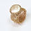 תמונה ממוזערת: Einat Sandberg | Gold Pearl Wide Ring, Large Statement Ring