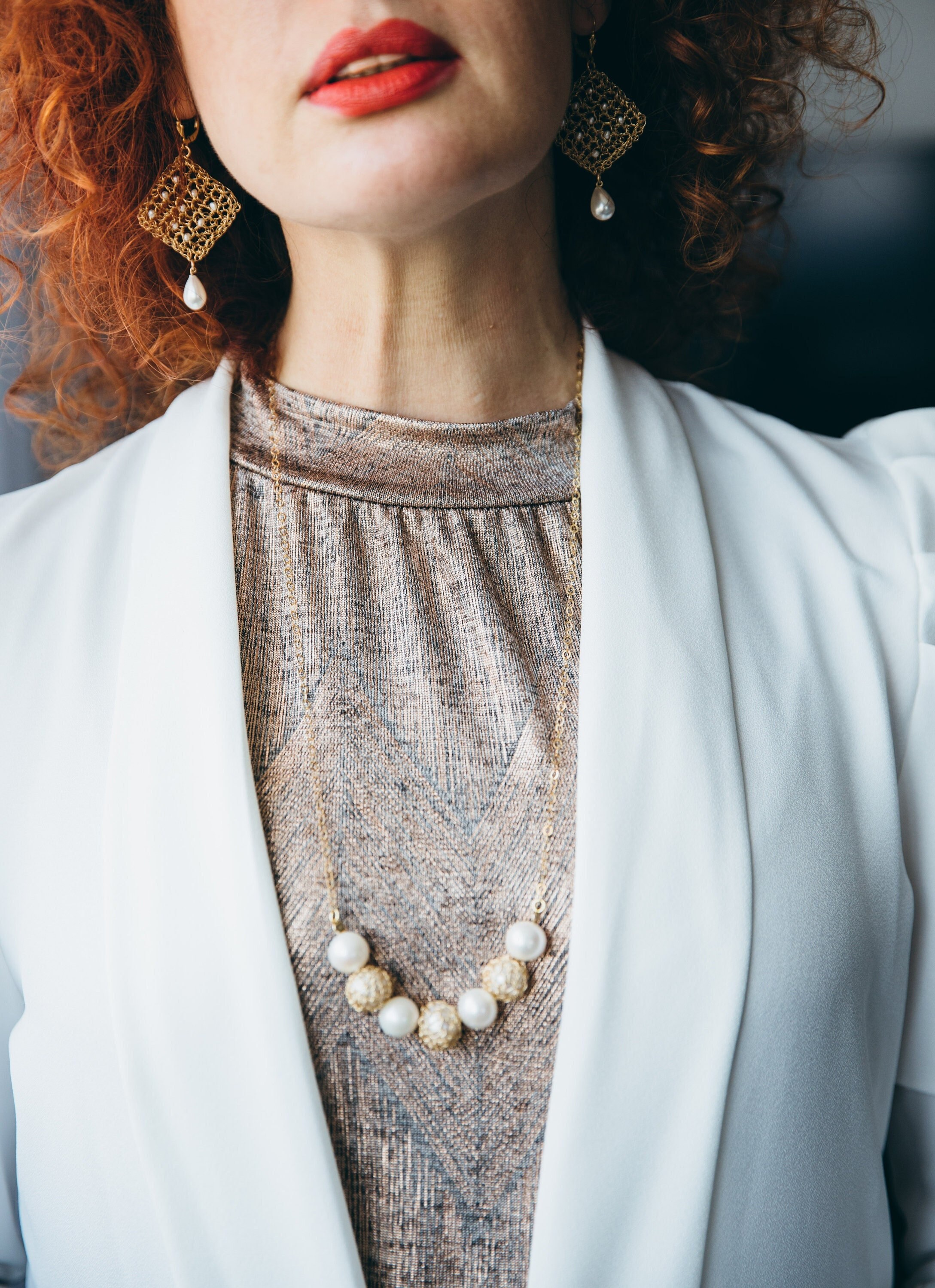 Einat Sandberg | 14K Gold Filled Big Fresh Water Pearls Necklace