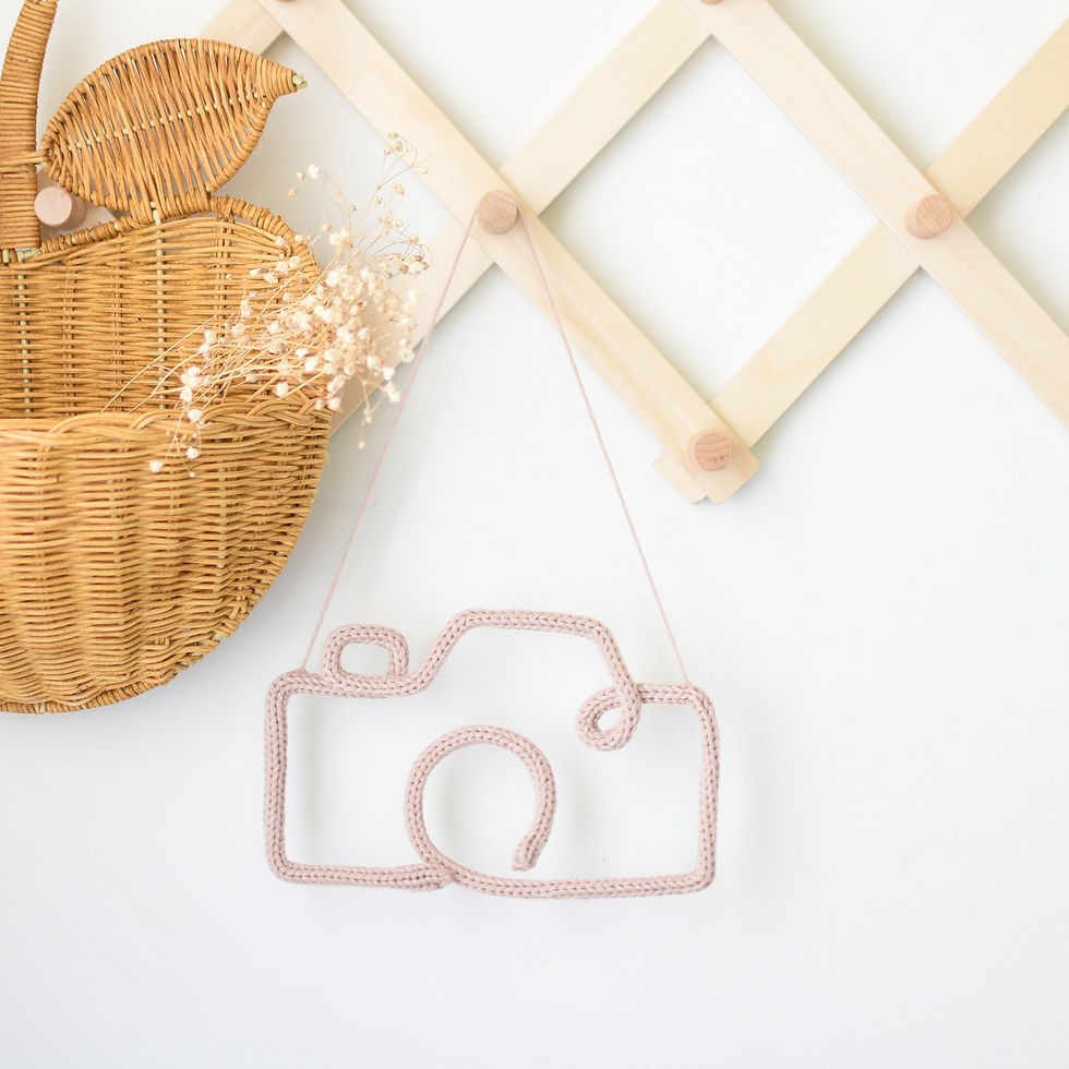 קישוט קיר לחדר ילדים | מצלמה