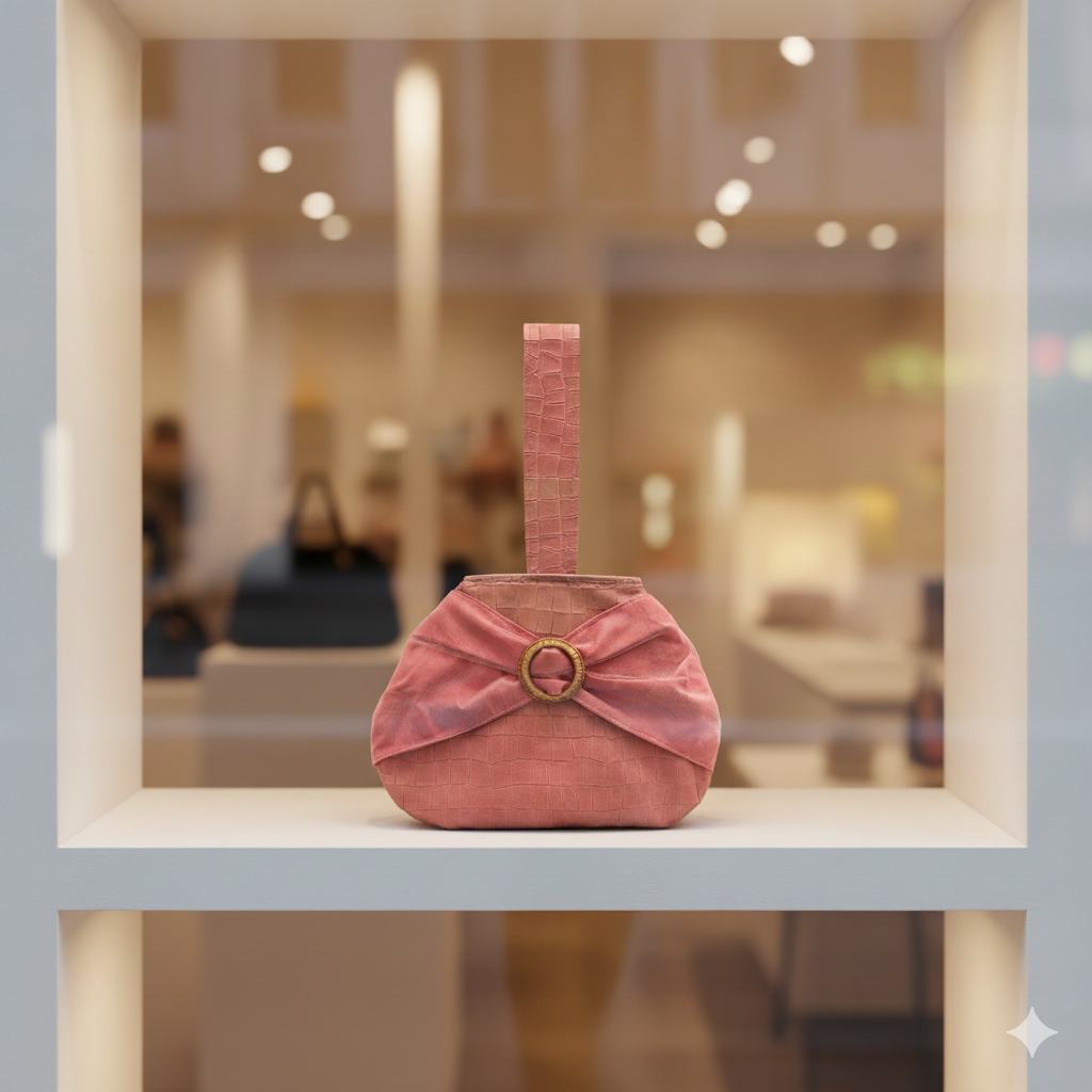 Lika Mia | Pink Retro Clutch