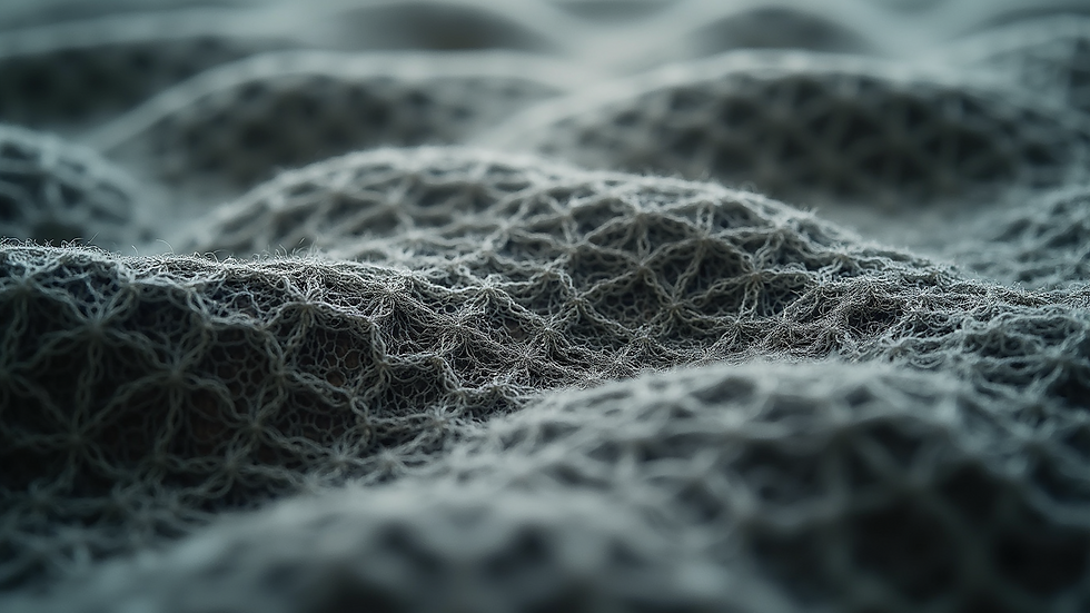 Close-up view of intricate textile patterns