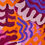Thumbnail: Bold Maximalist Poster: Colorful Hippie Print on Paper, Purple Orange Burgundy