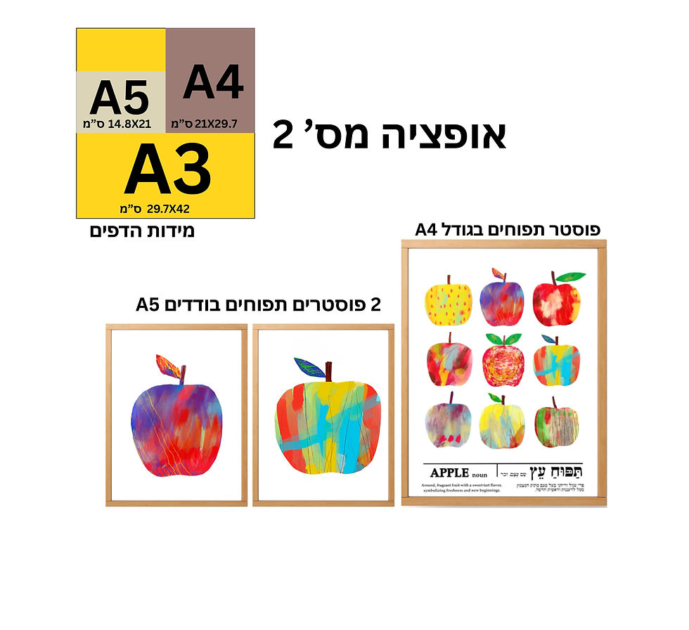 Thumbnail: Poster Set – Colorful Apples | 3 Posters in a Modern and Vibrant Design - HM