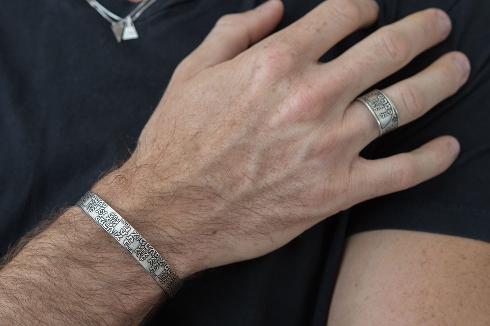 Thumbnail: Bracelet for men, acceptance of abundance, health and protection MB