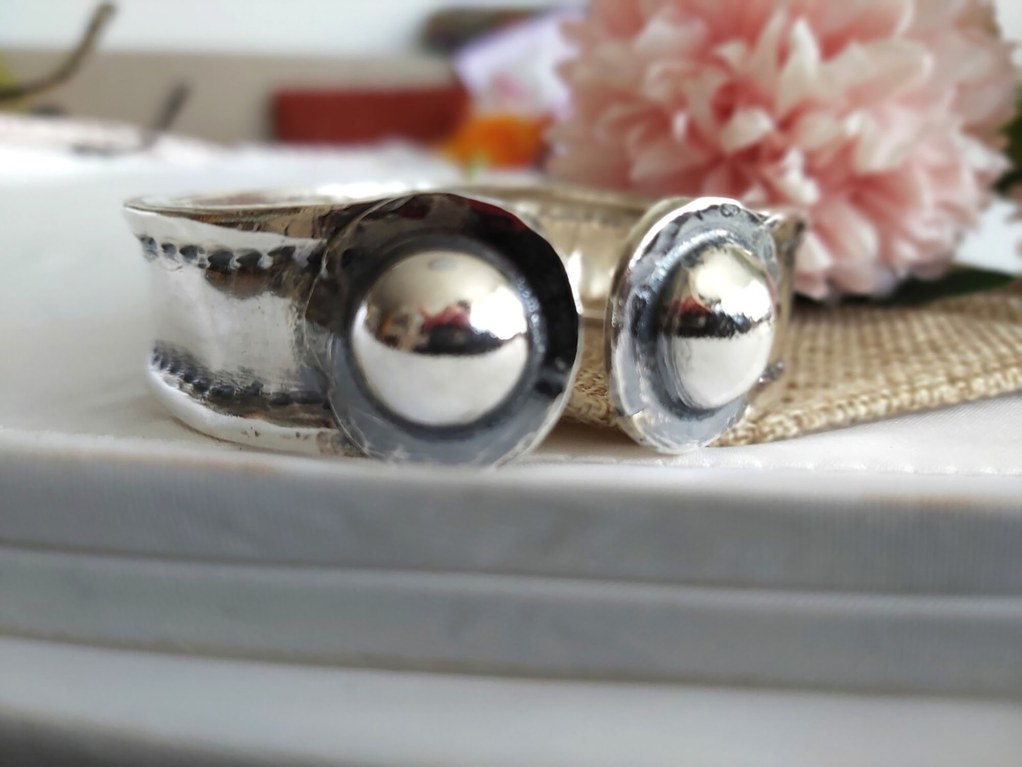 rioritajewelry | צמיד כסף סטרלינג פתוח