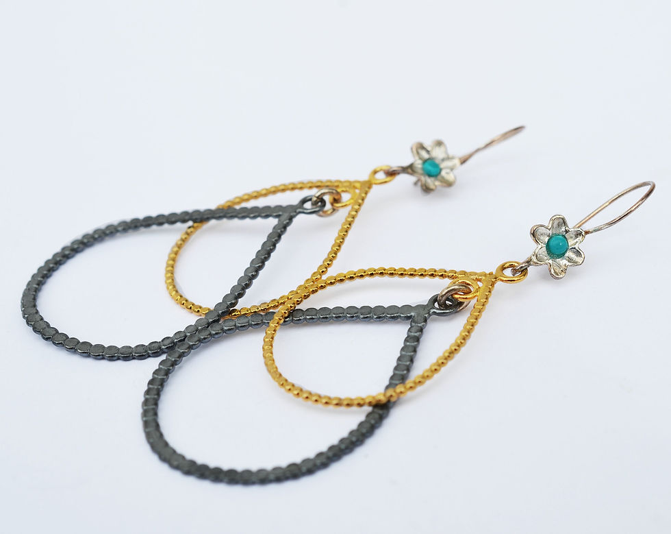 תמונה ממוזערת: Vered Lederman | Sterling Silver Drop Earrings