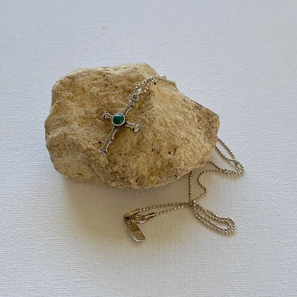 תמונה ממוזערת: Vered Lederman | Sterling Silver Cross Pendant