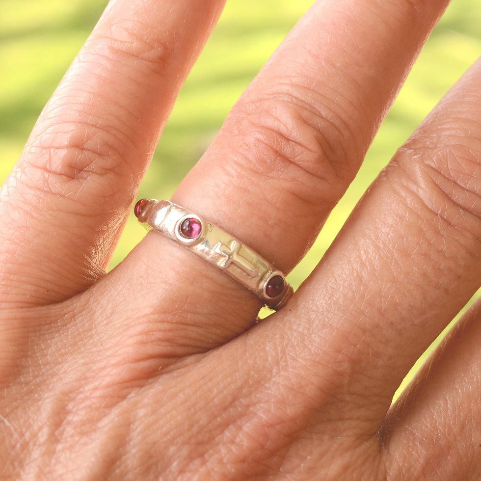 תמונה ממוזערת: Vered Lederman | Two-Tone  Rosary Ring