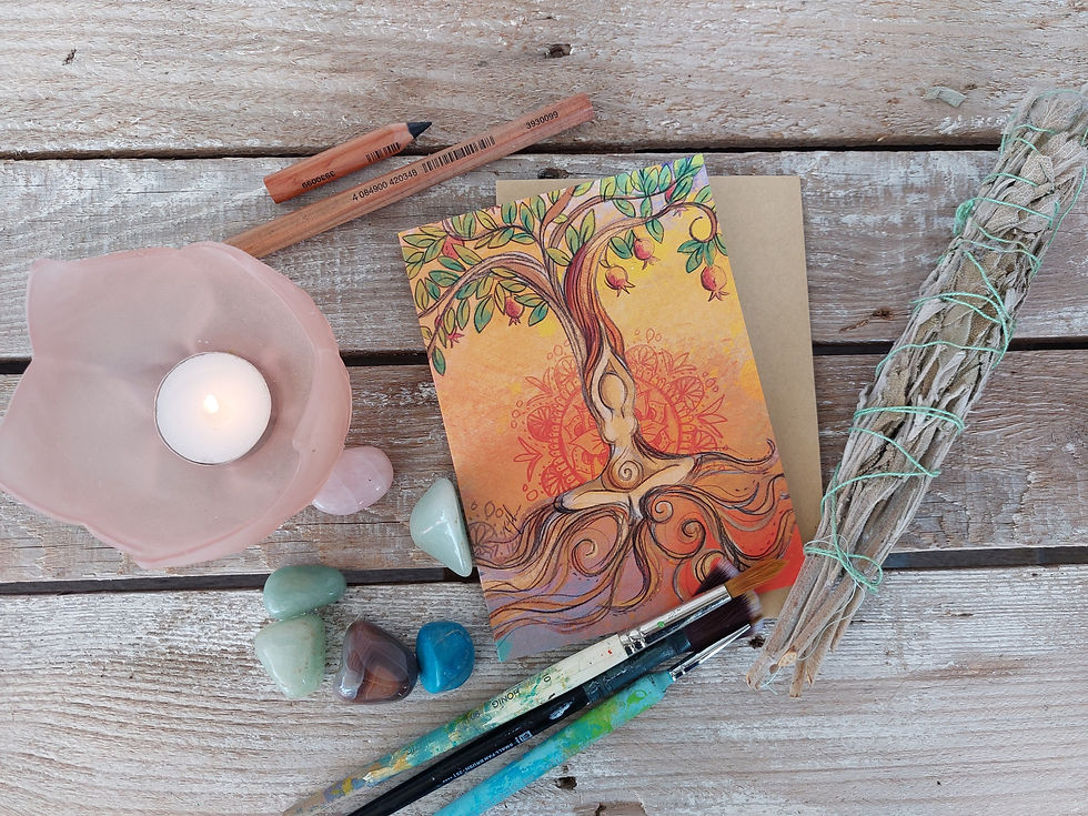 תמונה ממוזערת: Cloudscape Designs | ערכה גלויות, set of 6 greeting cards, "I am" intentions