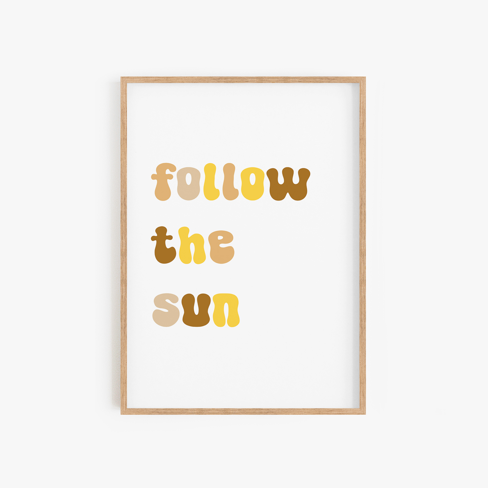 תמונה לחדר ילדים | Follow the sun
