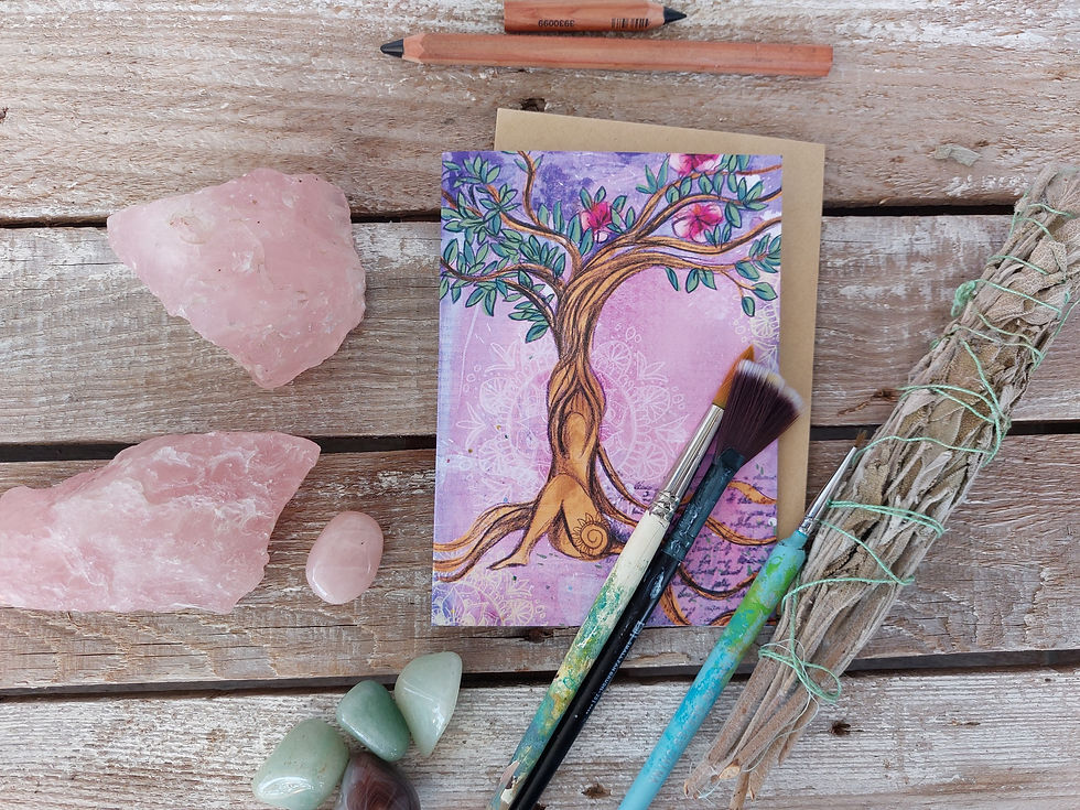תמונה ממוזערת: Cloudscape Designs | ערכה גלויות, set of 6 greeting cards, "I am" intentions