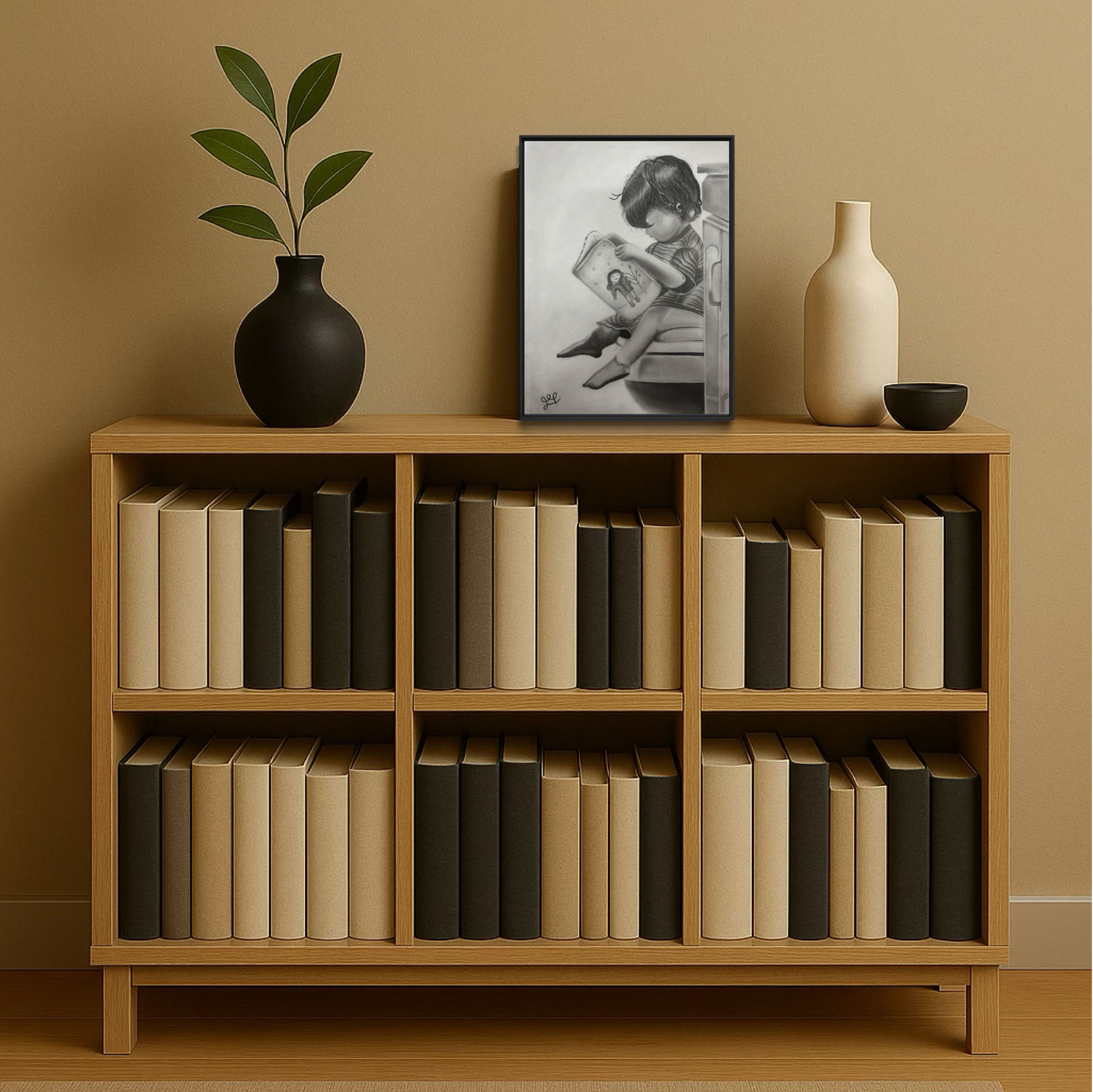 FRAMED CANVAS | אבן נייר וּ