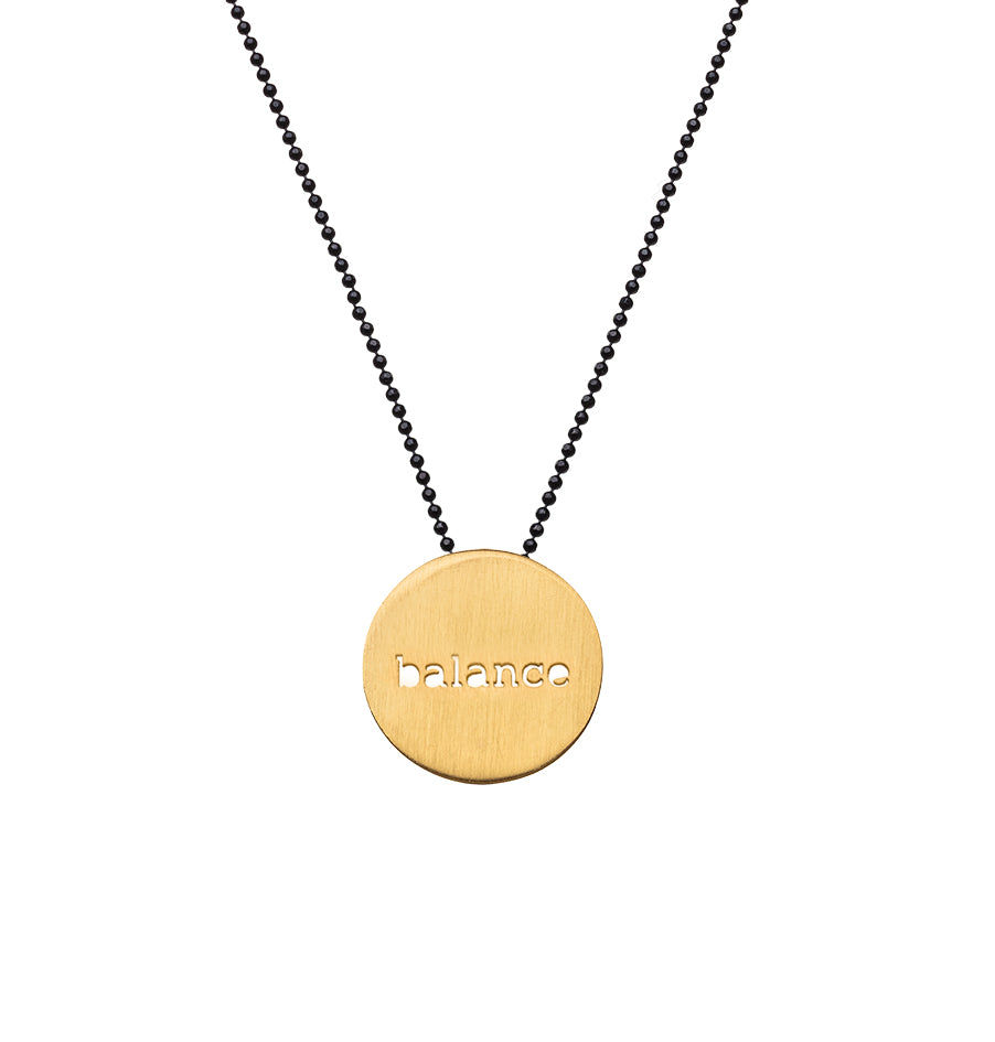 OL - שרשרת תליון עגול BALANCE