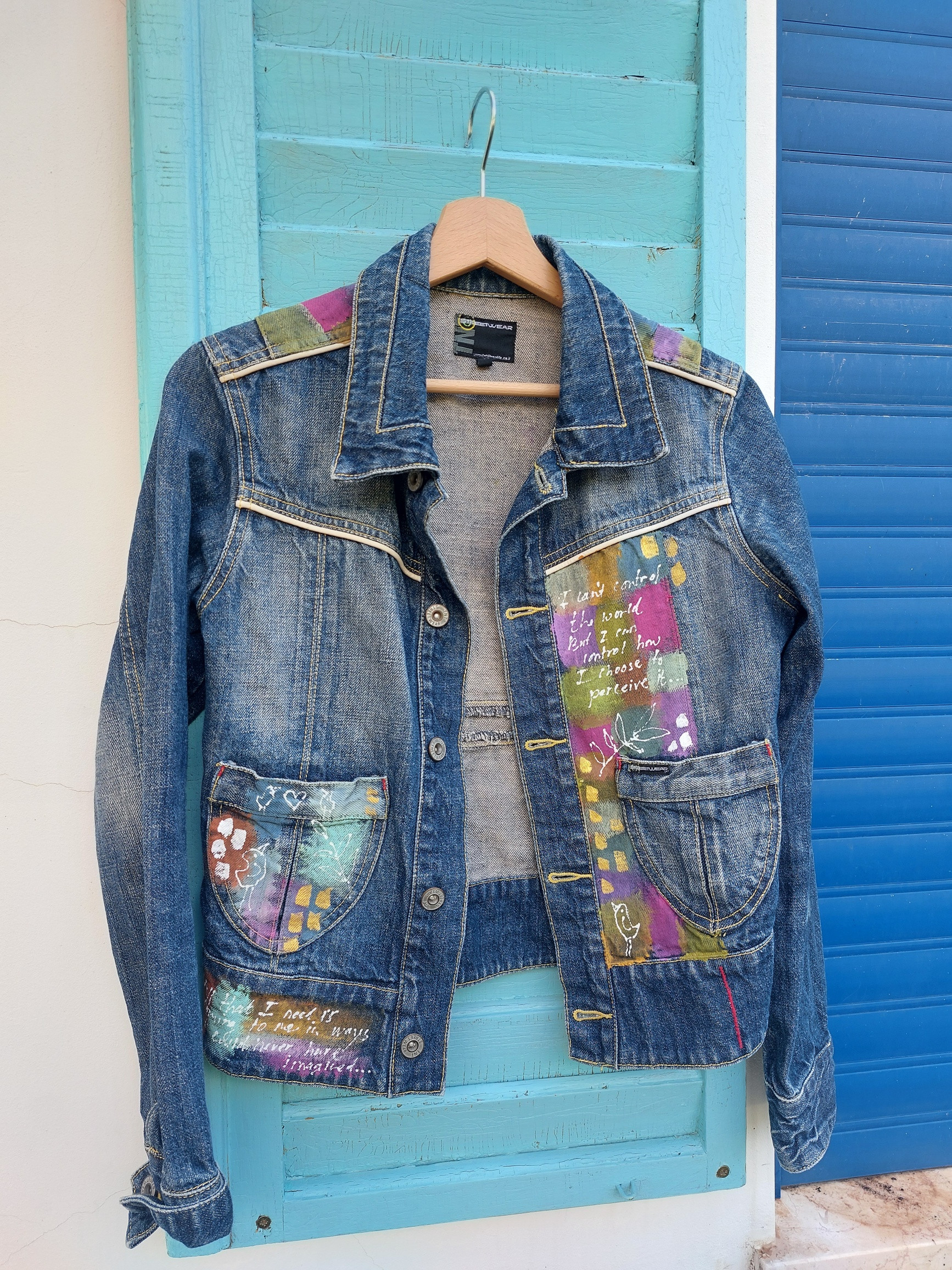 Good Vibes Only, Denim Jeans Jacket