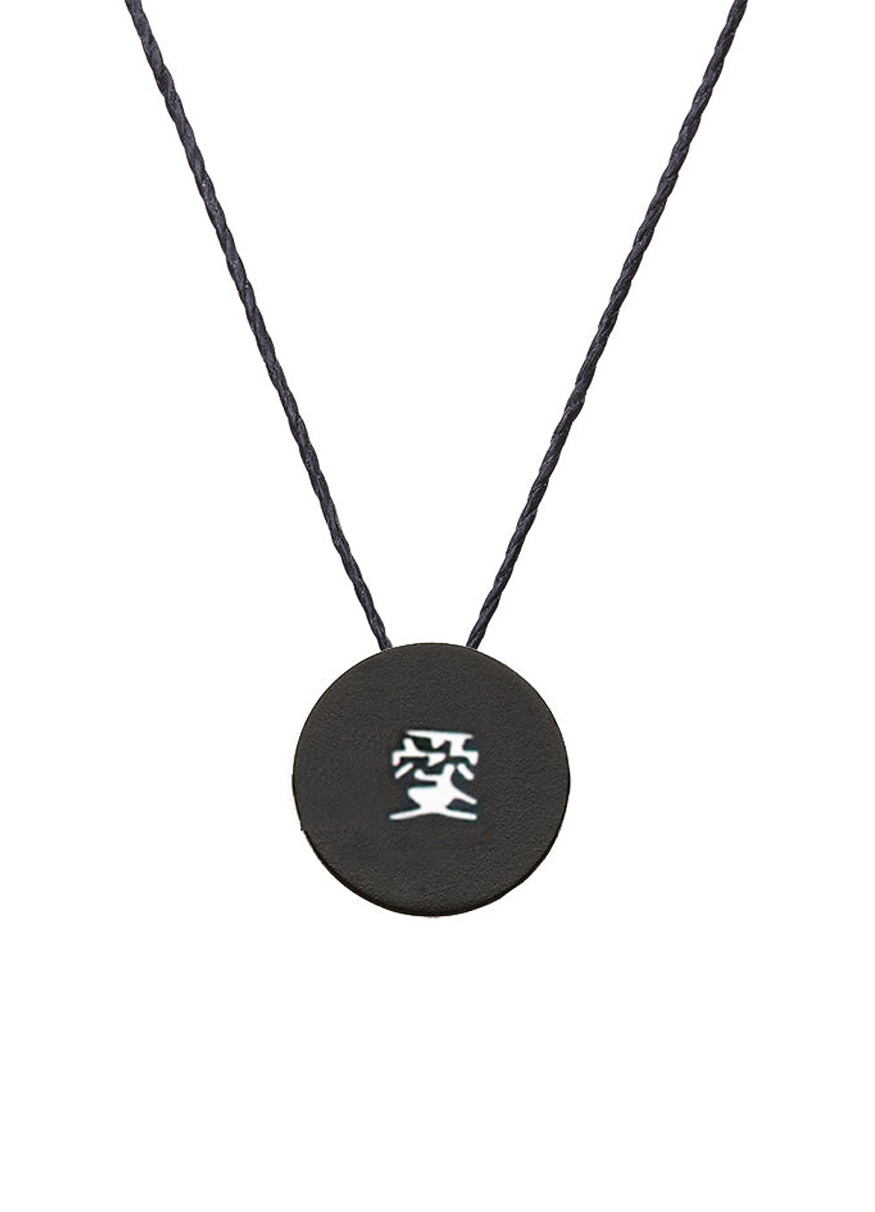 Thumbnail: OL - Circle Pendant Necklace "Love" in Japanese