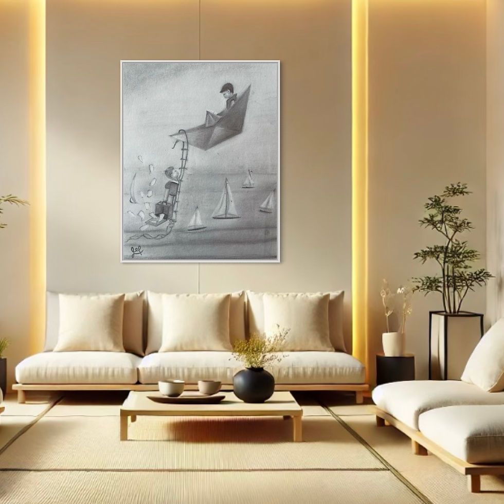 Thumbnail: FRAMED CANVAS | Qua Qua Delle Uma