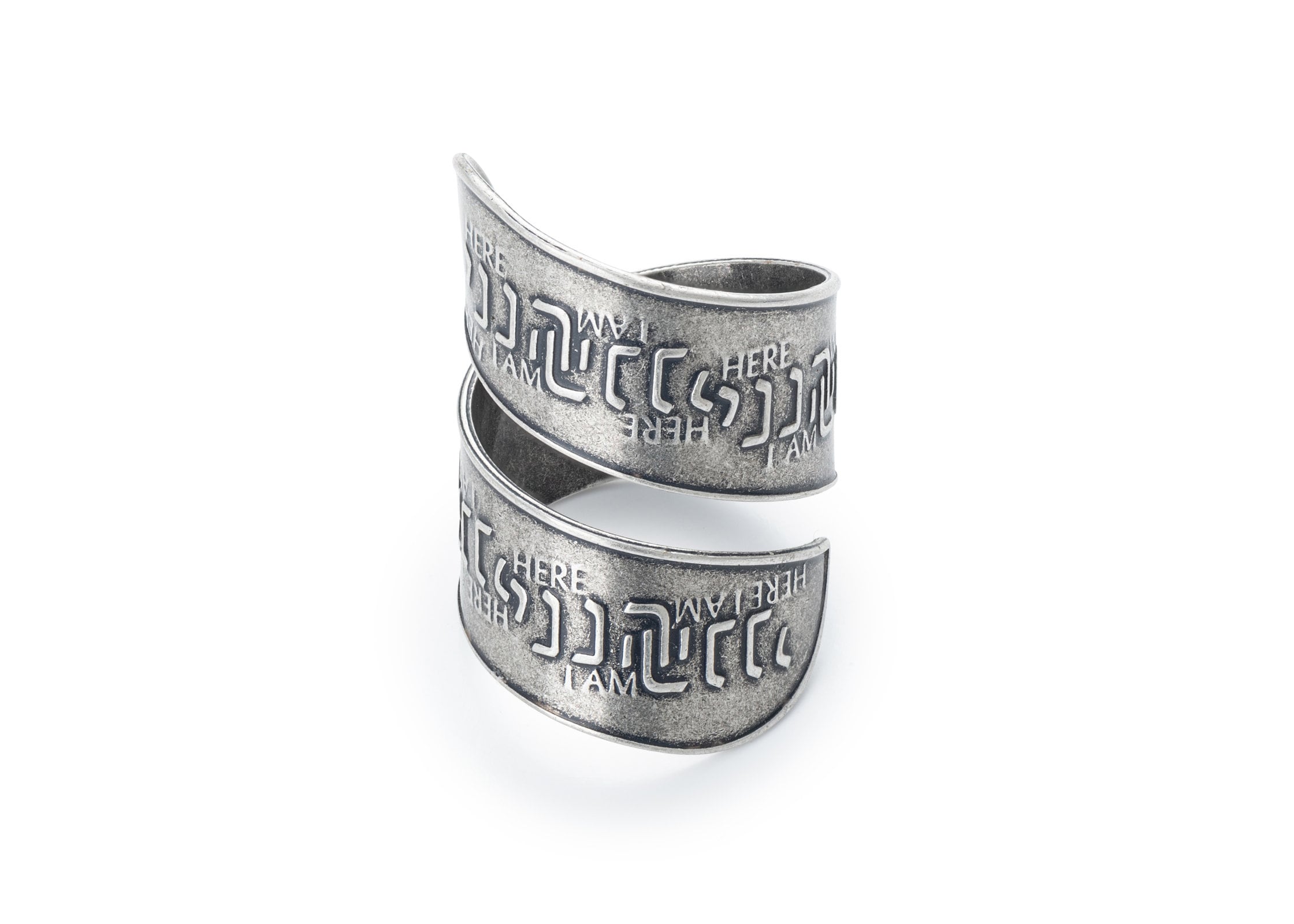 Hineni Silver Wrap For Women MB