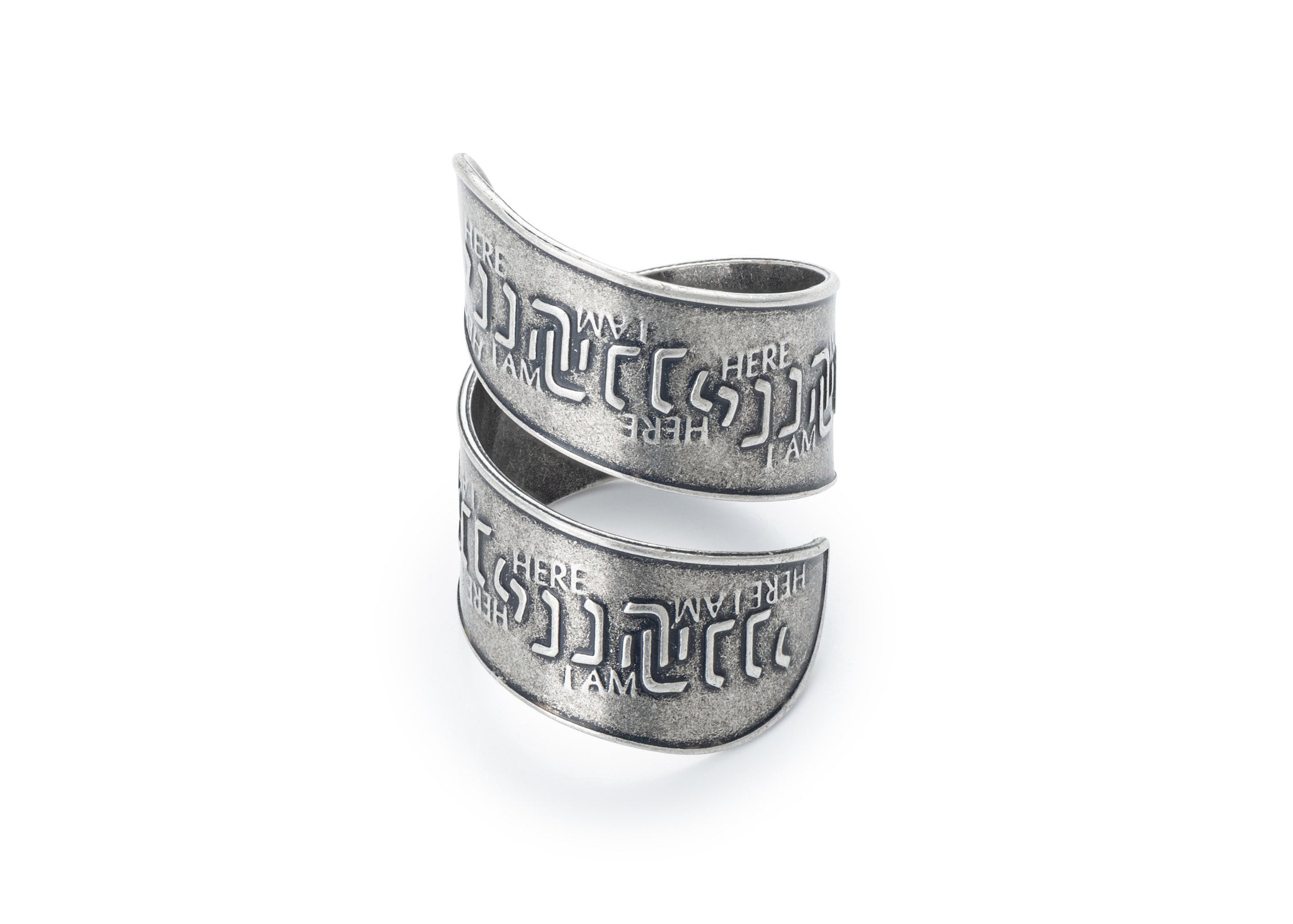 Hineni Silver Wrap For Women MB