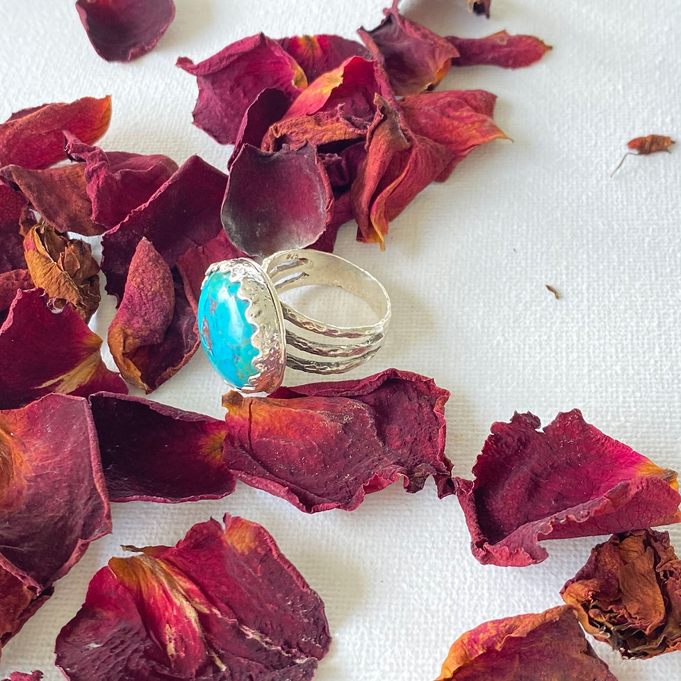 Thumbnail: Vered Lederman | Chrysocolla Sterling Silver Ring