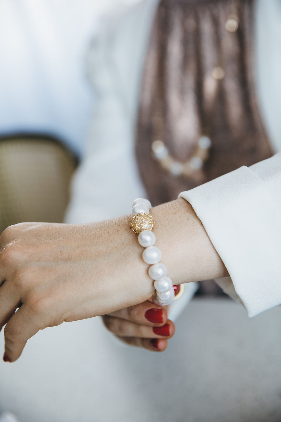 תמונה ממוזערת: Einat Sandberg | Large Pearls Bracelet