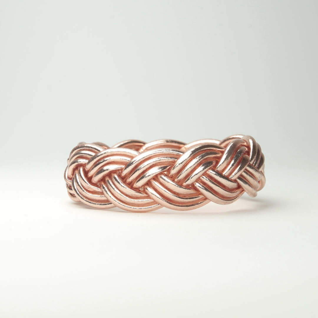 Champagne Maxi Braided Buddhist Bracelet