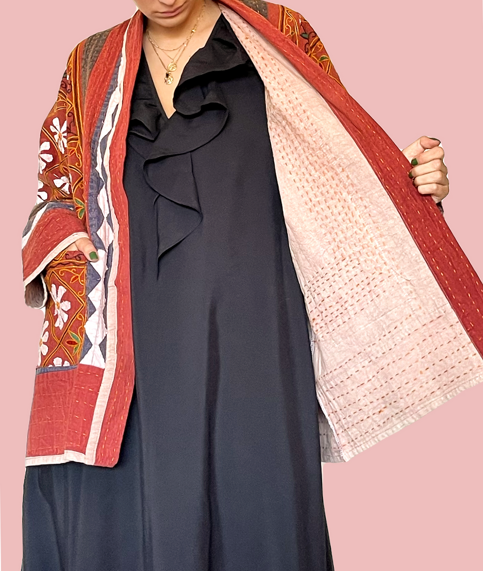 Thumbnail: Patchwork Kimono Jacket N*1