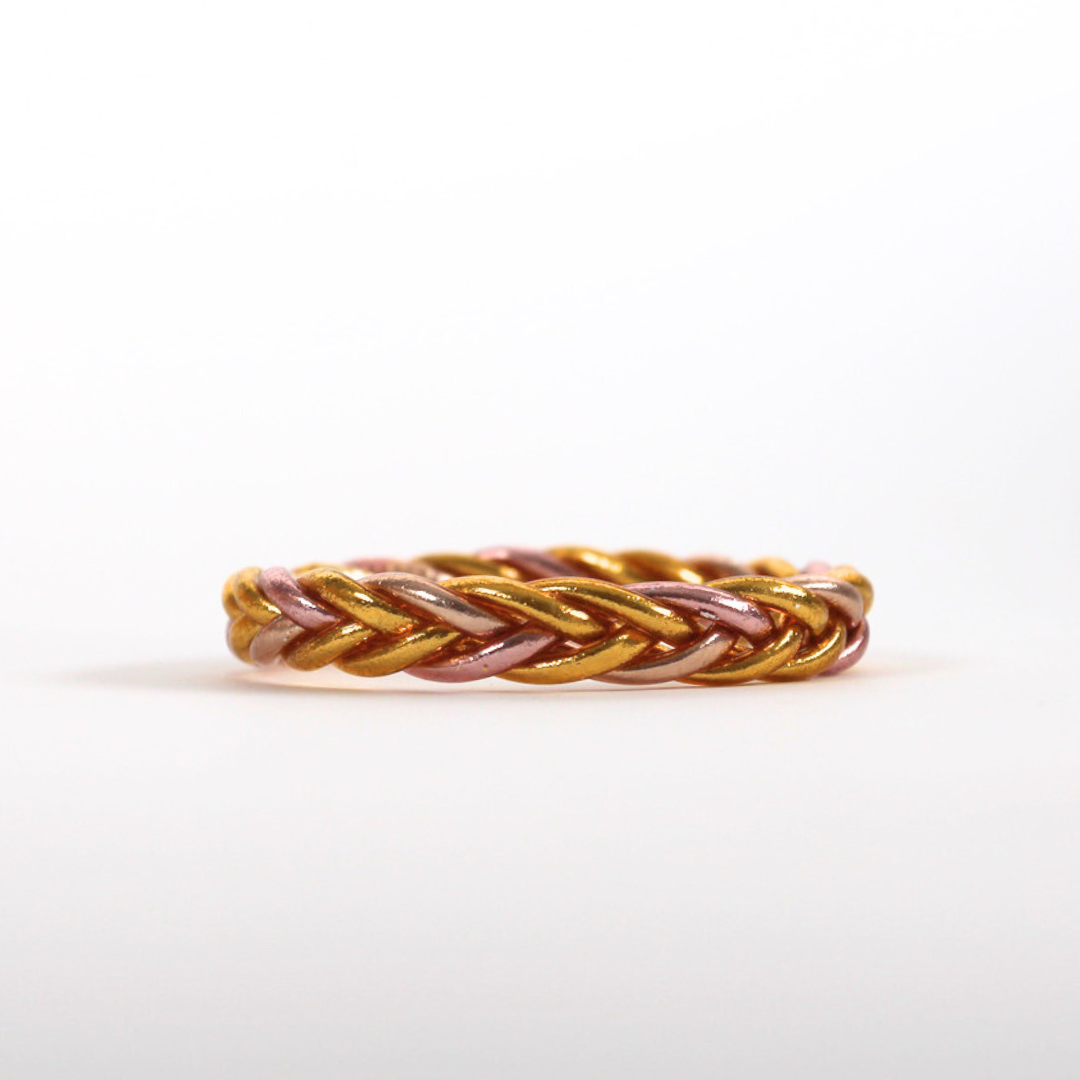 Braided Buddhist Bracelet (Gold, Champagne, Pink Gold) premium quality