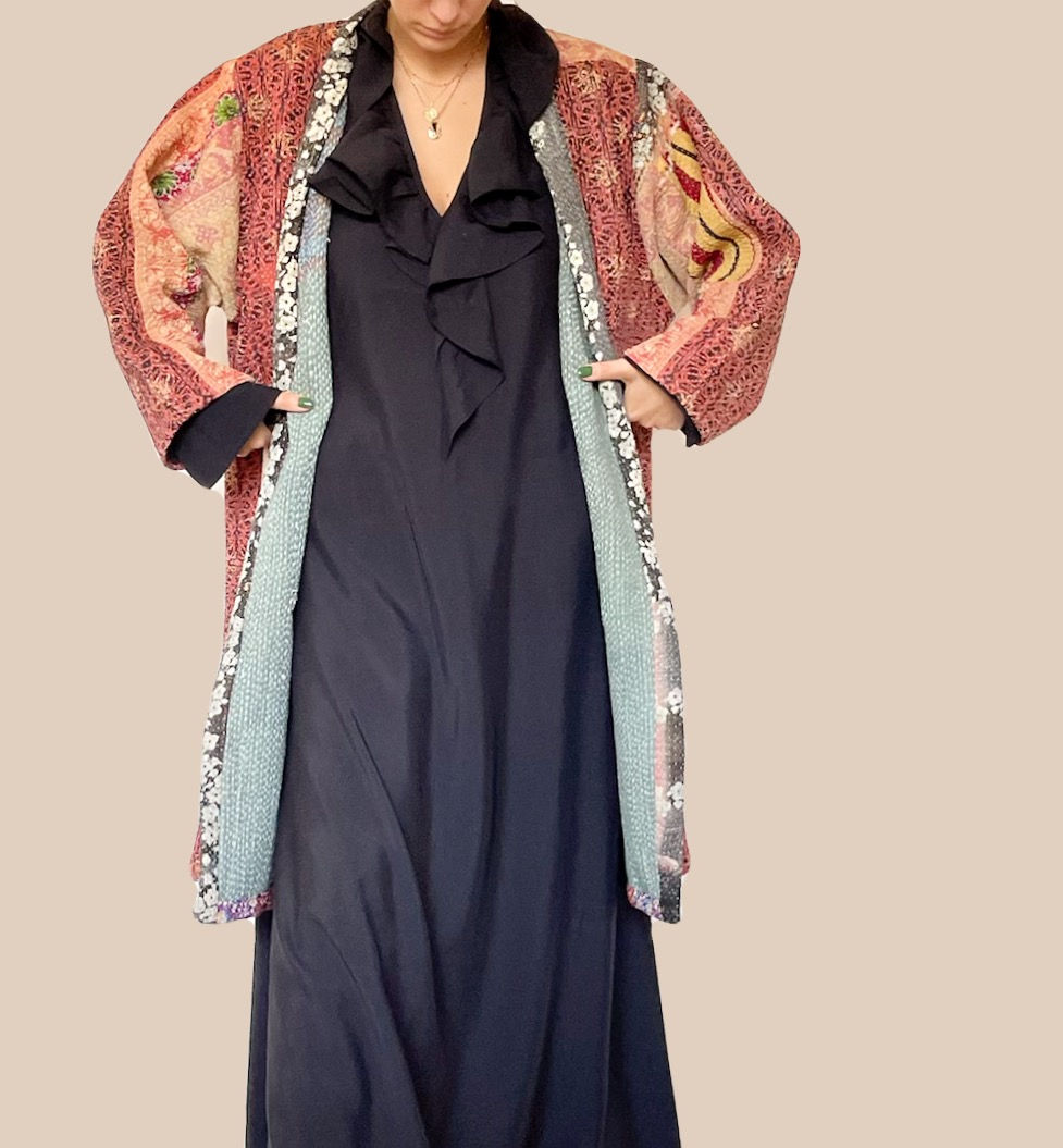 Thumbnail: Vintage Kantha Coat N*1