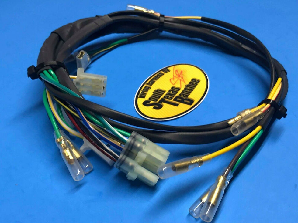 Thumbnail: 87-88 Honda TRX250R wiring harness **with brake light circuit