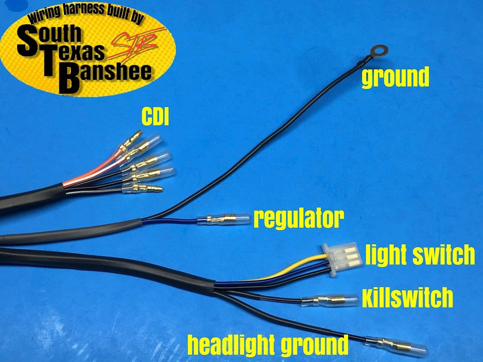 Thumbnail: 88-96 Yamaha Blaster Wiring harness *NO KEY *NO TORS *NO OIL TANK*