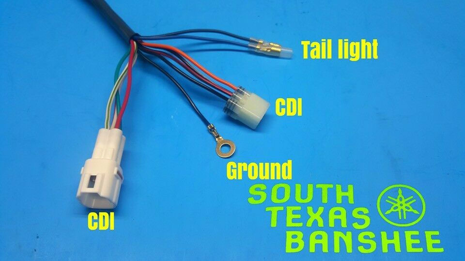 Thumbnail: 97-01 Yamaha Banshee Harness For Key Relocation To Tank Bracket