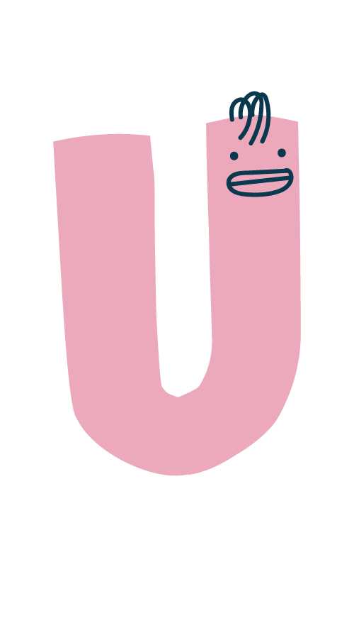 U