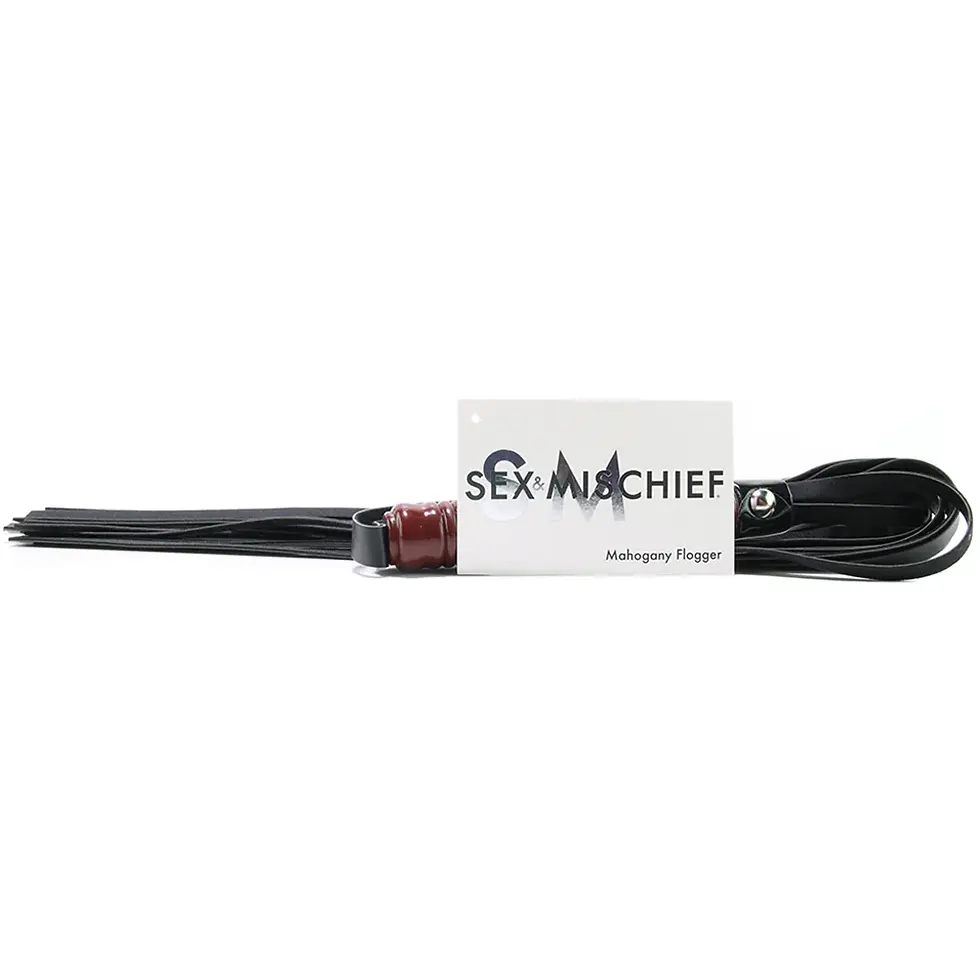 Thumbnail: Sex & Mischief Mahogany Flogger