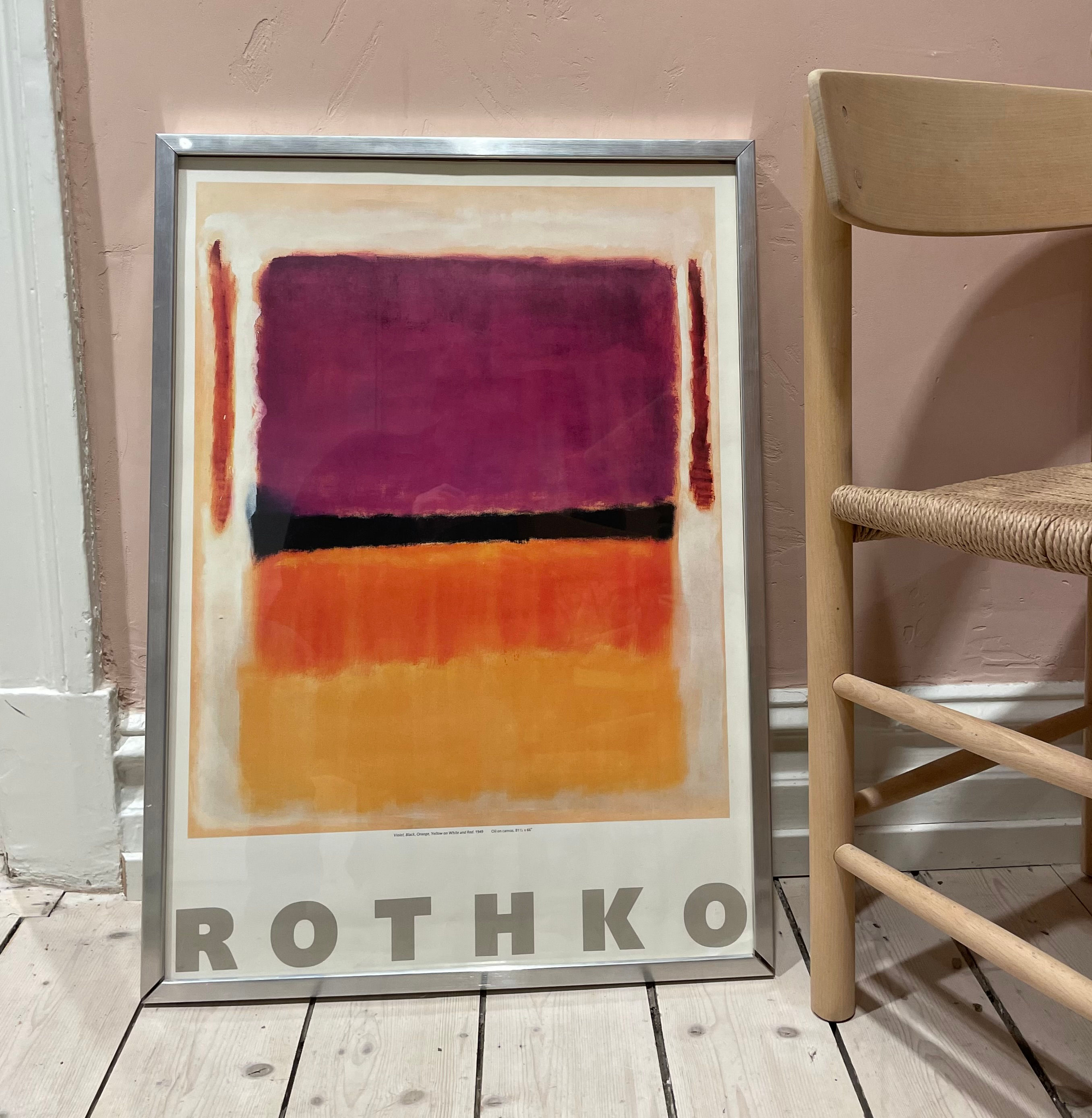 Vintage exhibition poster, Mark Rothko, Guggenheim 1978