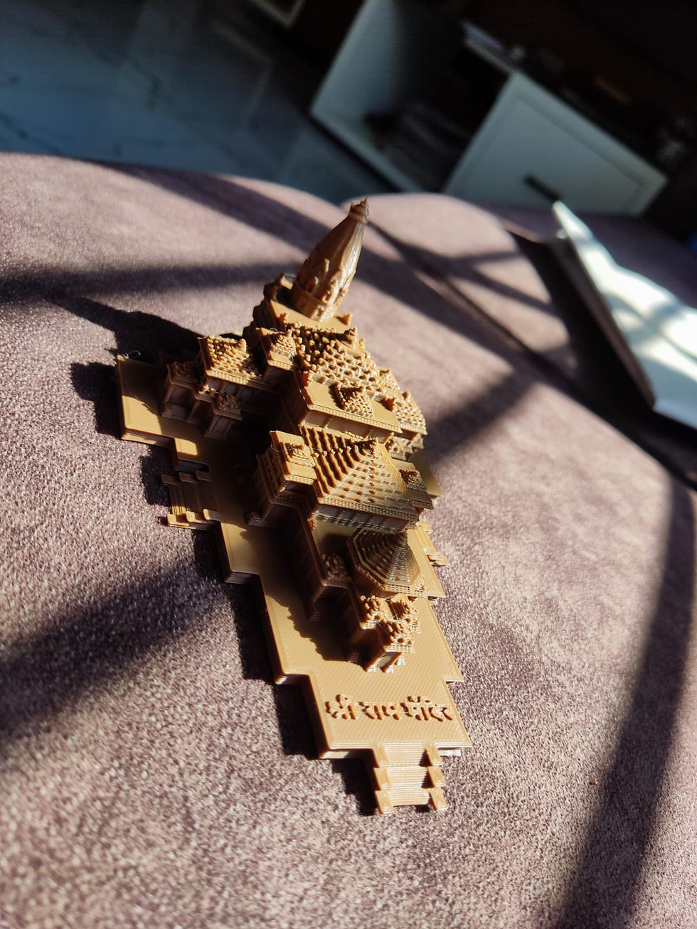 Thumbnail: Ram Mandir 3D model