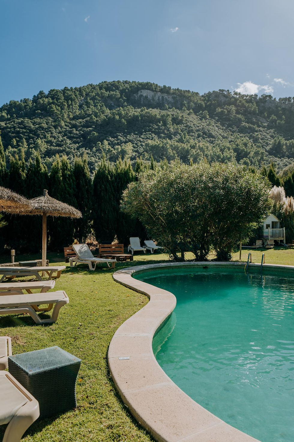 Pool und Garten Nou Dalt Muntanya