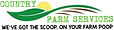 country farm services logo for horse manure removal