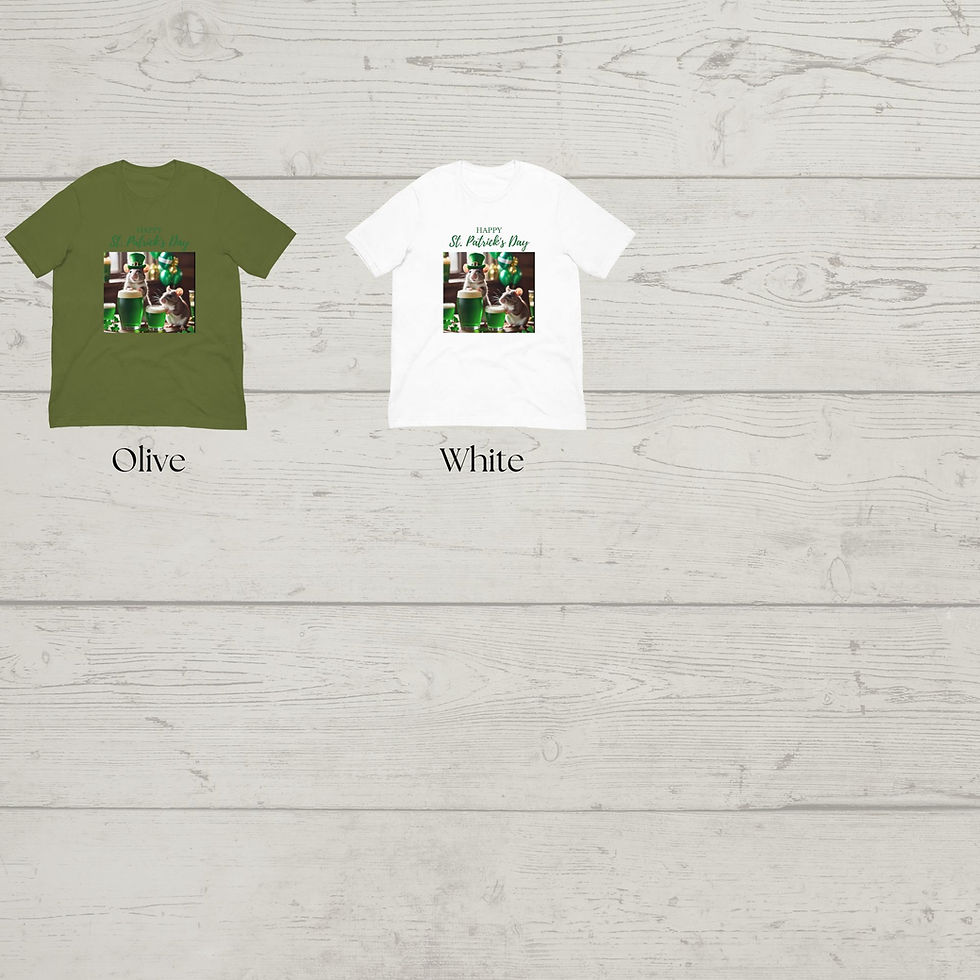 Thumbnail: adorable St. Patrick's Day Unisex t-shirt available colours