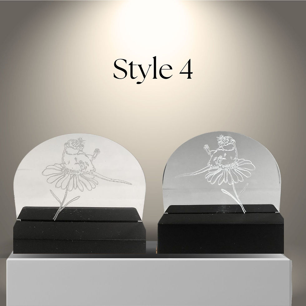 Thumbnail: Adorable Rat Night Lights - Trendy Animal Themed Display