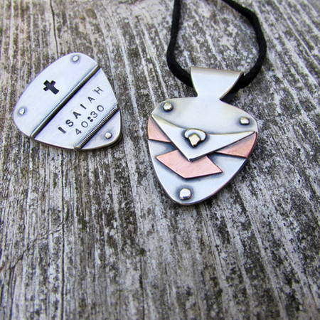 Father/Son Matching Pendant & Token