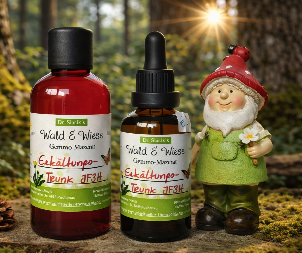 Cold medicine drink "JF3H" (gemmo-macerate mixture)