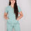 Miniatura: Uniforme pistacho stretch para enfermería y medicina Costa Rica