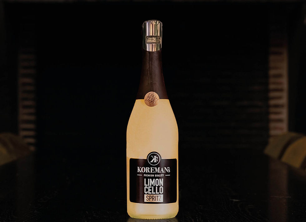KOREMAN's SpritzStopper op een fles