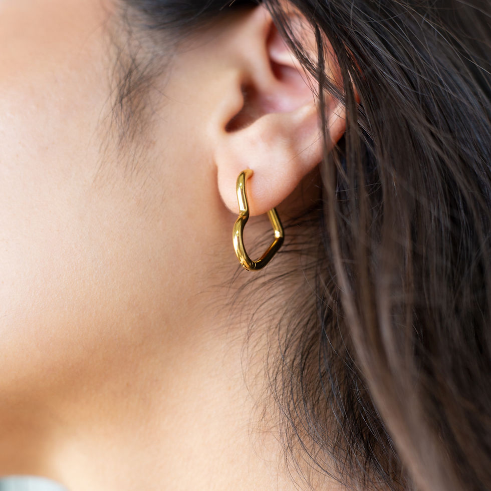 Thumbnail: Round Heart Hoops