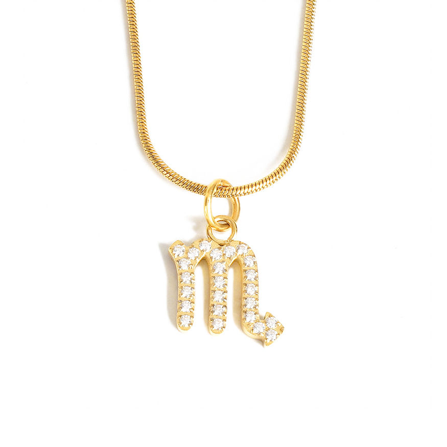 Thumbnail: Gold Zodiac Symbol Necklace