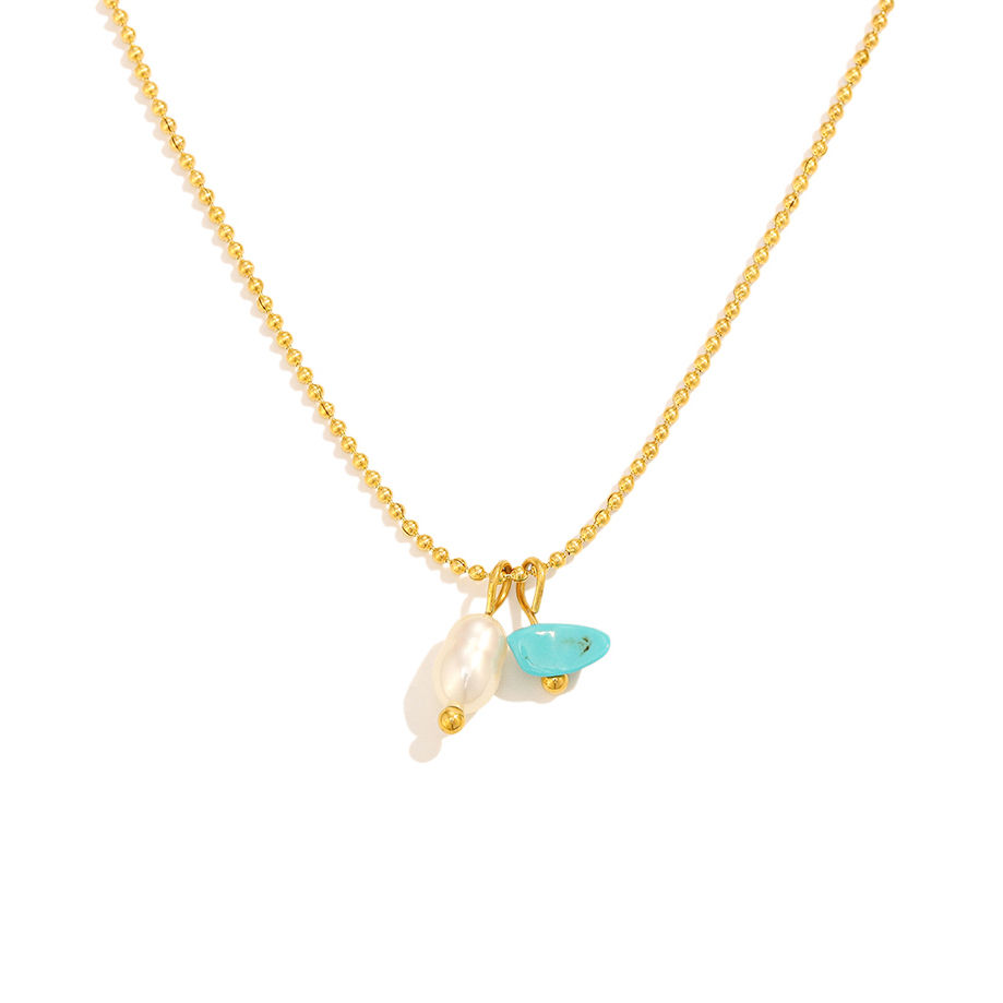 Thumbnail: Turquoise Pearl Necklace