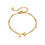 Thumbnail: Gold Butterfly Gem Bracelet