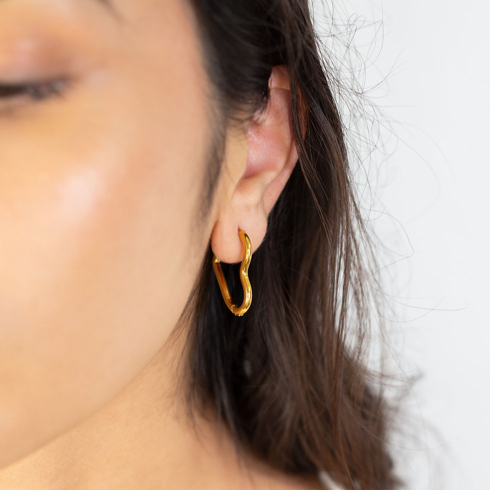 Thumbnail: Round Heart Hoops