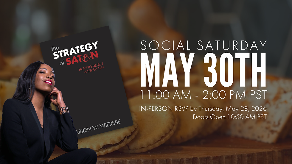 MUSINGS — Social Saturday May 2026