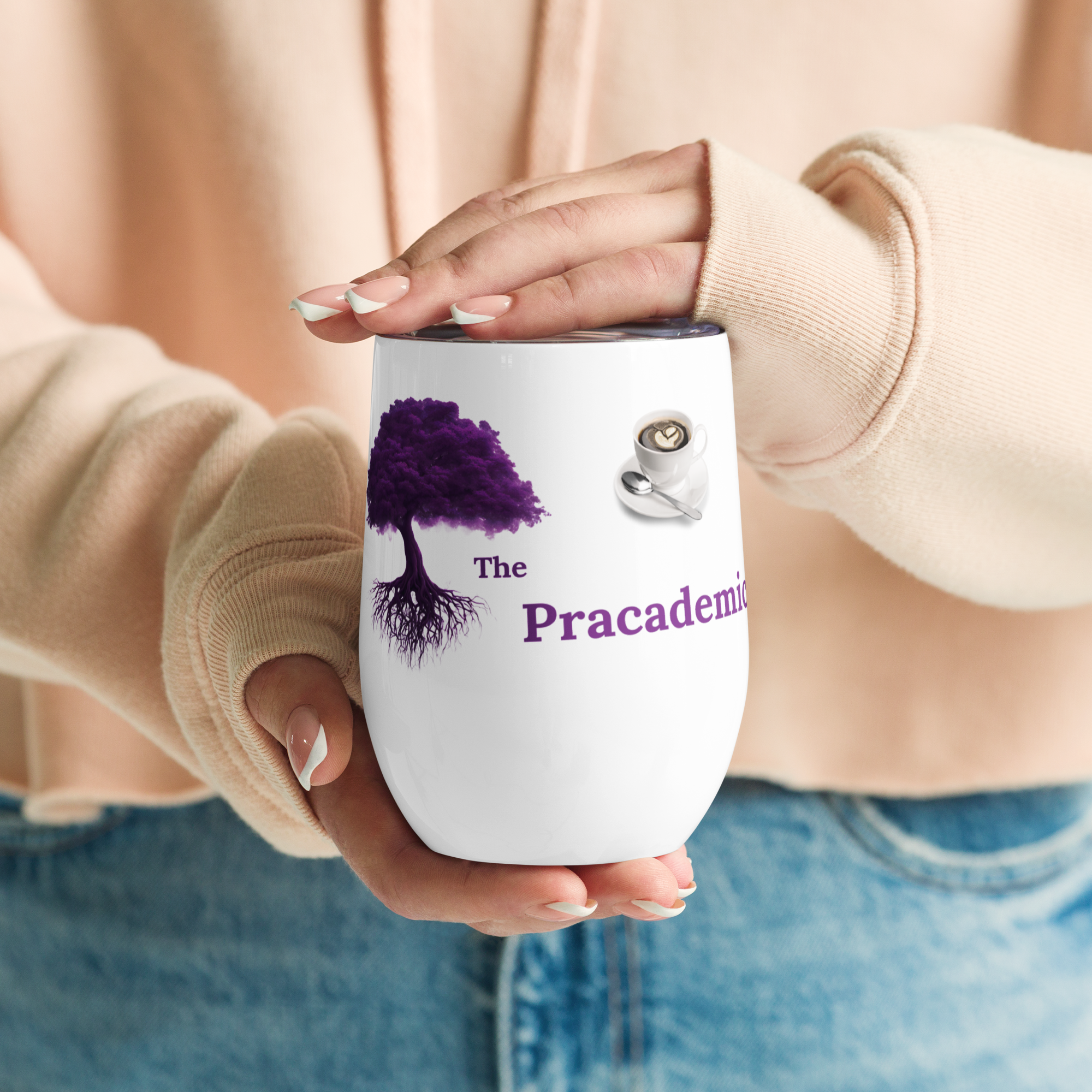 Our great logo wine tumbler